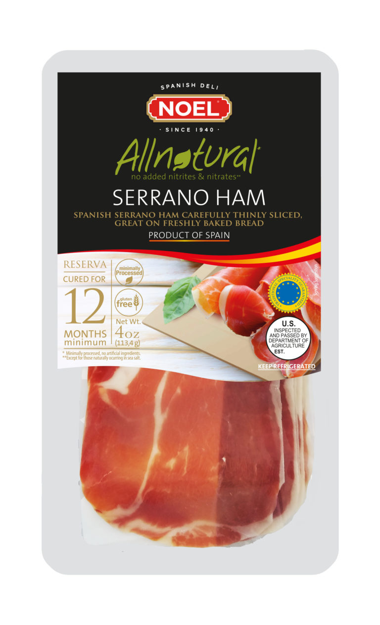Serrano Ham Sliced (3 oz) - NOEL USA How Many Slices Of Ham Is 3 Oz